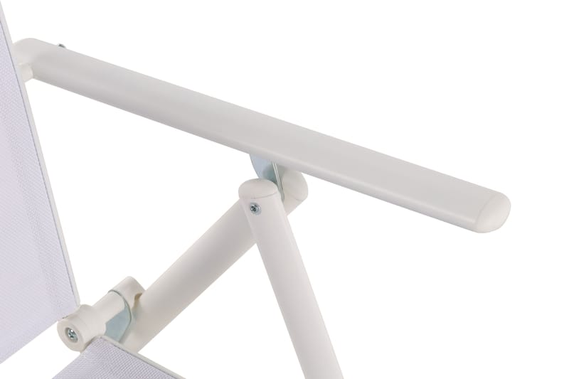 Maggie polstret regulerbar stol utendørs - Hvit - Hagemøbler & utemiljø - Stoler & Lenestoler - Posisjonsstoler