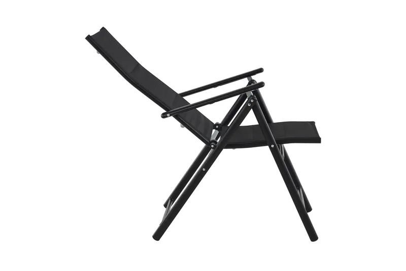 Maggie polstret regulerbar utestol - Svart - Hagemøbler & utemiljø - Stoler & Lenestoler - Posisjonsstoler