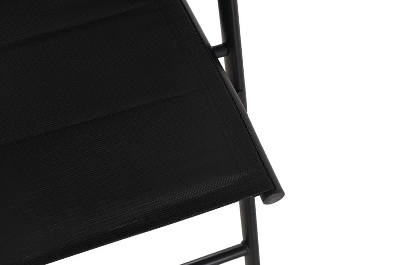 Maggie polstret regulerbar utestol - Svart - Hagemøbler & utemiljø - Stoler & Lenestoler - Posisjonsstoler