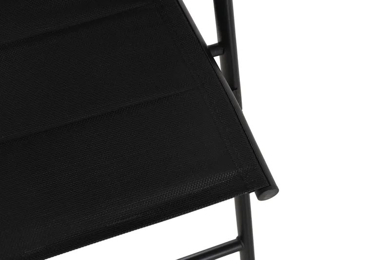 Maggie polstret regulerbar utestol - Svart - Hagemøbler & utemiljø - Stoler & Lenestoler - Posisjonsstoler