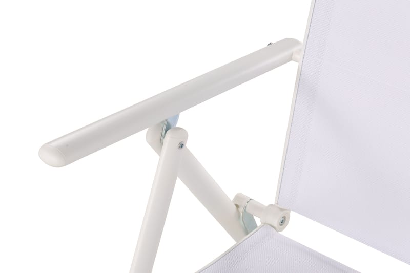 Maggie polstret regulerbar stol utendørs - Hvit - Hagemøbler & utemiljø - Stoler & Lenestoler - Posisjonsstoler