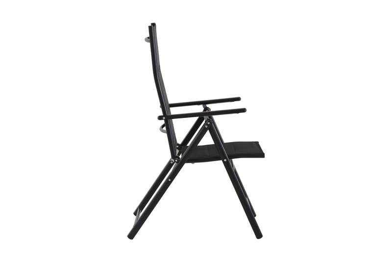 Maggie polstret regulerbar utestol - Svart - Hagemøbler & utemiljø - Stoler & Lenestoler - Posisjonsstoler