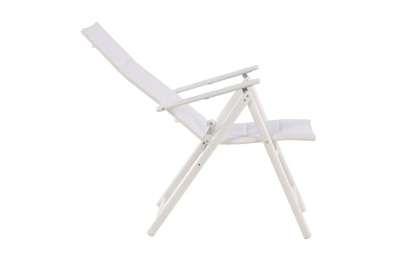Maggie polstret regulerbar stol utendørs - Hvit - Hagemøbler & utemiljø - Stoler & Lenestoler - Posisjonsstoler