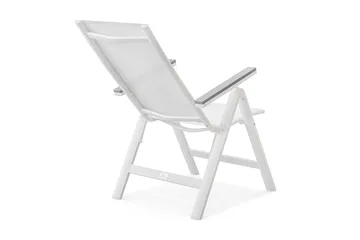 Monaco Light regulerbar stol utendørs - Hvit - Hagemøbler & utemiljø - Stoler & Lenestoler - Posisjonsstoler