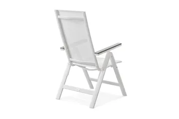 Monaco Light regulerbar stol utendørs - Hvit - Hagemøbler & utemiljø - Stoler & Lenestoler - Posisjonsstoler