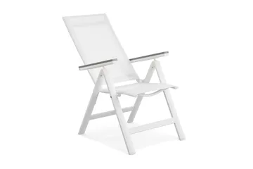 Monaco Light regulerbar stol utendørs - Hvit - Hagemøbler & utemiljø - Stoler & Lenestoler - Posisjonsstoler