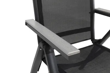 Monaco Light posisjonsstol utendørs - Svart - Hagemøbler & utemiljø - Stoler & Lenestoler - Posisjonsstoler