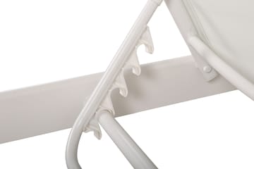 Monaco Solseng - Hvit - Hagemøbler & utemiljø - Stoler & Lenestoler - Solsenger & solvogner