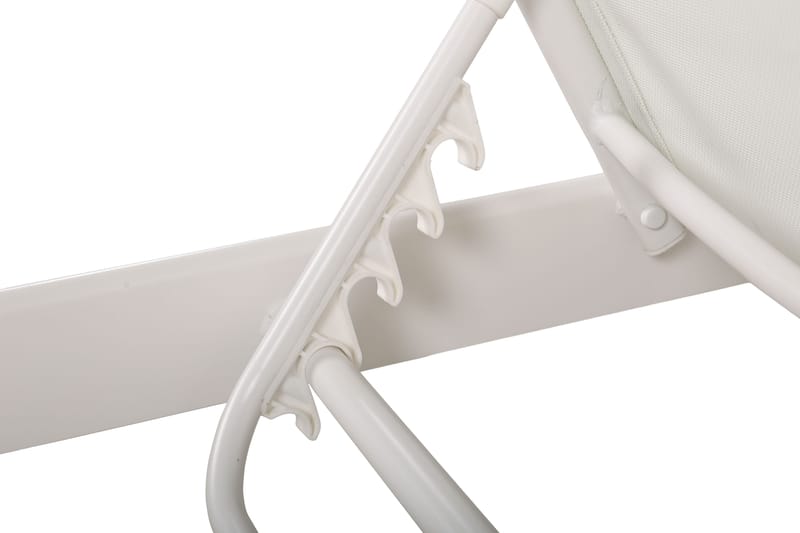 Monaco Solseng - Hvit - Hagemøbler & utemiljø - Stoler & Lenestoler - Solsenger & solvogner