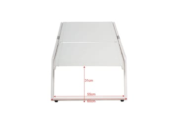 Monaco solseng med justerbar rygg i aluminium, hvit tekstil - Hvit - Hagemøbler & utemiljø - Stoler & Lenestoler - Solsenger & solvogner