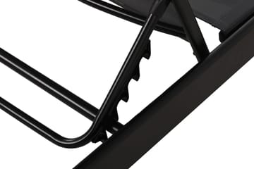 Monaco Solseng - Svart - Hagemøbler & utemiljø - Stoler & Lenestoler - Solsenger & solvogner