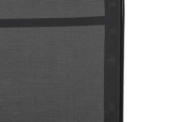 Monaco Solseng - Svart - Hagemøbler & utemiljø - Stoler & Lenestoler - Solsenger & solvogner