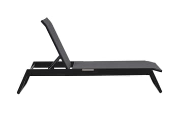 Monaco Solseng - Svart - Hagemøbler & utemiljø - Stoler & Lenestoler - Solsenger & solvogner