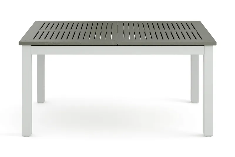 Monaco uttrekkbart utendørsbord 150–250x90 cm - Hvit/Grå - Hagemøbler & utemiljø - Hagebord - Spisebord ute