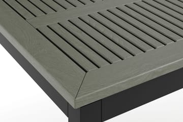 Monaco uttrekkbart utendørsbord 150–250x90 cm - Svart/Grå - Hagemøbler & utemiljø - Hagebord - Spisebord ute