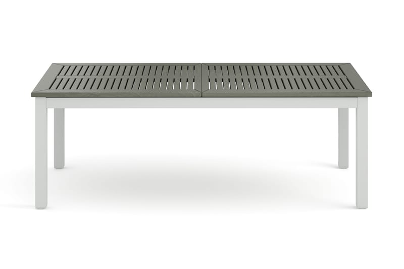 Monaco uttrekkbart utendørsbord 210/310x90 cm - Hvit/Grå - Hagemøbler & utemiljø - Hagebord - Spisebord ute