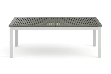 Monaco uttrekkbart utendørsbord 210/310x90 cm - Hvit/Grå - Hagemøbler & utemiljø - Hagebord - Spisebord ute
