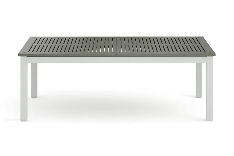 Monaco uttrekkbart utendørsbord 210/310x90 cm - Hvit/Grå - Hagemøbler & utemiljø - Hagebord - Spisebord ute