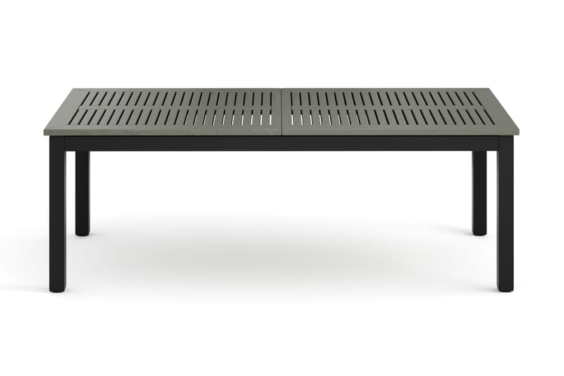 Monaco uttrekkbart utendørsbord 210/310x90 cm - Svart/Grå - Hagemøbler & utemiljø - Hagebord - Spisebord ute