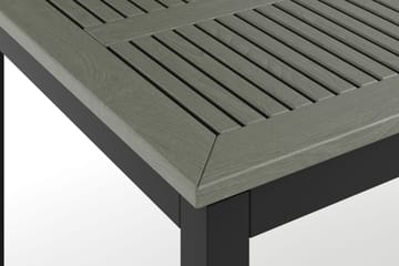 Monaco uttrekkbart utendørsbord 210/310x90 cm - Svart/Grå - Hagemøbler & utemiljø - Hagebord - Spisebord ute