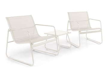 Pelanda caféssett utendørs - Beige - Hagemøbler & utemiljø - Loungemøbler - Loungegrupper