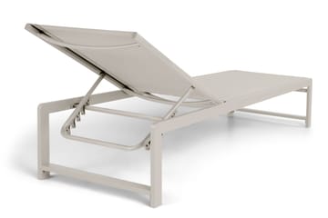 Sanna Solseng med Justerbar Ryggstøtte - Beige - Hagemøbler & utemiljø - Stoler & Lenestoler - Solsenger & solvogner