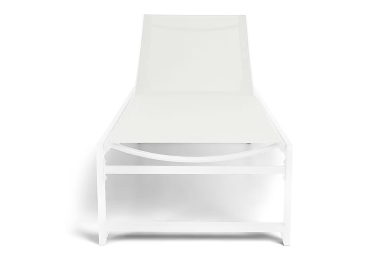 Sanna Solseng med Justerbar Ryggstøtte - Hvit - Hagemøbler & utemiljø - Stoler & Lenestoler - Solsenger & solvogner