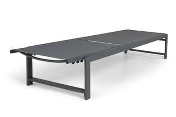 Sanna Solseng med Justerbar Ryggstøtte - Svart - Hagemøbler & utemiljø - Stoler & Lenestoler - Solsenger & solvogner