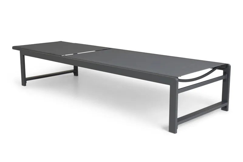 Sanna Solseng med Justerbar Ryggstøtte - Svart - Hagemøbler & utemiljø - Stoler & Lenestoler - Solsenger & solvogner