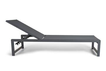 Sanna Solseng med Justerbar Ryggstøtte - Svart - Hagemøbler & utemiljø - Stoler & Lenestoler - Solsenger & solvogner