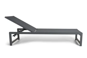 Sanna Solseng med Justerbar Ryggstøtte - Svart - Hagemøbler & utemiljø - Stoler & Lenestoler - Solsenger & solvogner