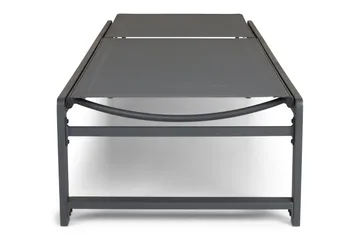 Sanna Solseng med Justerbar Ryggstøtte - Svart - Hagemøbler & utemiljø - Stoler & Lenestoler - Solsenger & solvogner