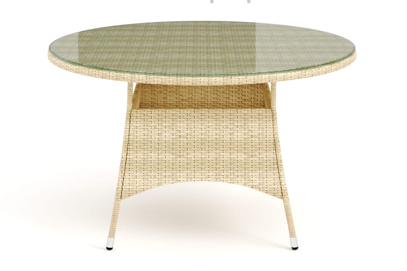 Thor bord utendørs rundt 140 cm - Beige - Hagemøbler & utemiljø - Hagebord - Spisebord ute