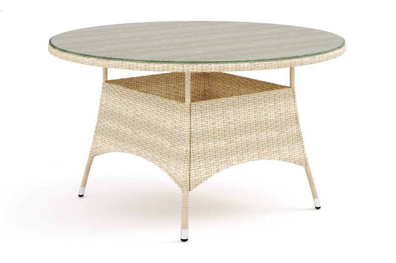 Thor bord utendørs rundt 140 cm, Beige