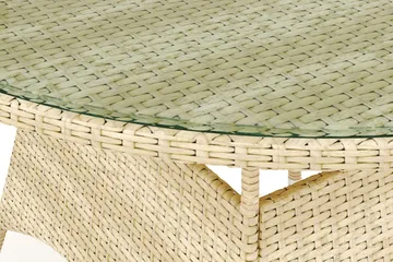 Thor bord utendørs rundt 140 cm - Beige - Hagemøbler & utemiljø - Hagebord - Spisebord ute