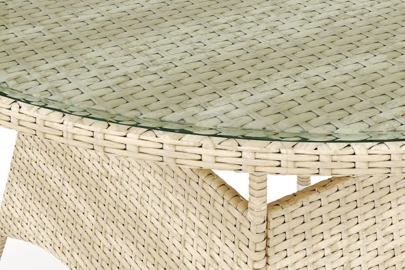 Thor bord utendørs rundt 140 cm - Beige - Hagemøbler & utemiljø - Hagebord - Spisebord ute