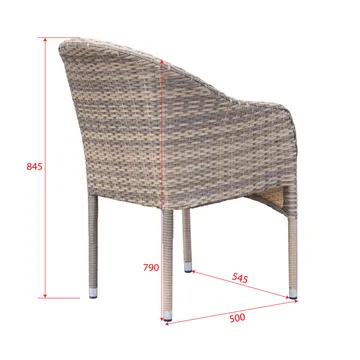 Thor lenestol utendørs - Beige - Hagemøbler & utemiljø - Loungemøbler - Loungestol utendørs