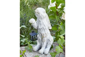 Trädgårdsfigur Beliani Gerland White - Hagemøbler & utemiljø - Hagedekorasjon & utemiljø - Hagefigurer & hagepynt