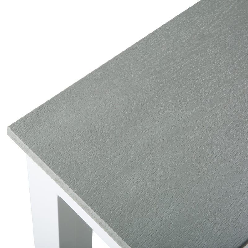 Tunis kafébord utendørs 70x70 cm - Hvit/Grå - Hagemøbler & utemiljø - Balkong & terrasse - Balkongmøbler - Balkongbord