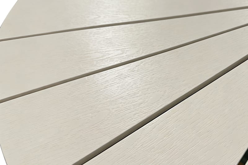 Tunis spisebord utendørs 120 cm rundt - Beige/Beige - Hagemøbler & utemiljø - Hagebord - Spisebord ute