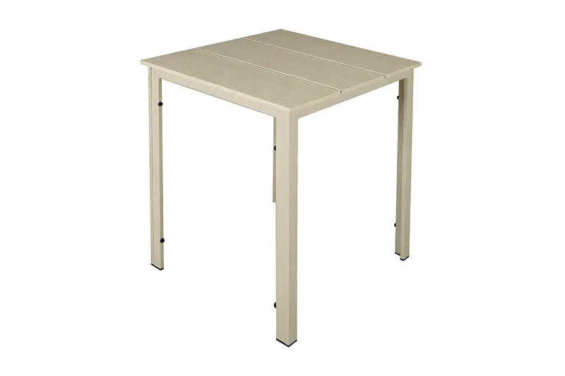 Tunis utekafébord 70x70 cm - Beige/Beige - Hagemøbler & utemiljø - Balkong & terrasse - Balkongmøbler - Balkongbord