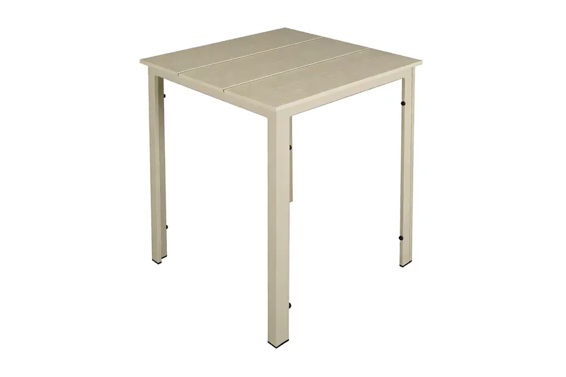 Tunis utekafébord 70x70 cm - Beige/Beige - Hagemøbler & utemiljø - Balkong & terrasse - Balkongmøbler - Balkongbord