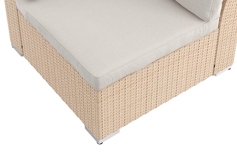 Wisconsin hjørnemodul utendørs - Beige - Hagemøbler & utemiljø - Øvrig hagemøbler - Moduler - Hjørnemodul hagesofa