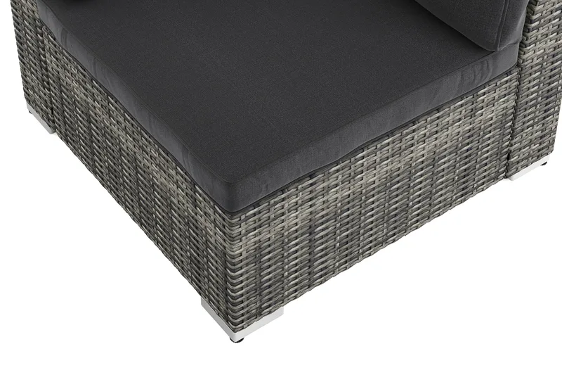 Wisconsin hjørnemodul utendørs - Grå - Hagemøbler & utemiljø - Øvrig hagemøbler - Moduler - Hjørnemodul hagesofa