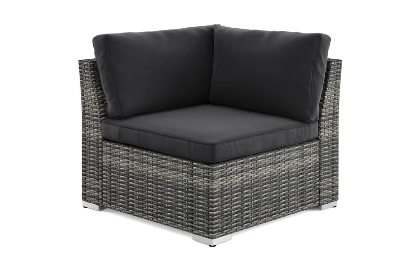 Wisconsin hjørnemodul utendørs - Grå - Hagemøbler & utemiljø - Øvrig hagemøbler - Moduler - Hjørnemodul hagesofa