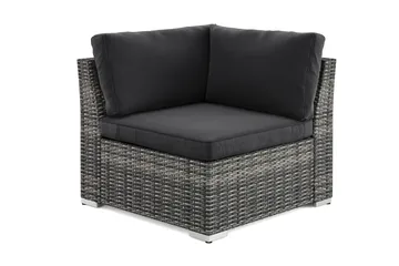 Wisconsin hjørnemodul utendørs - Grå - Hagemøbler & utemiljø - Øvrig hagemøbler - Moduler - Hjørnemodul hagesofa