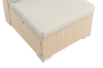 Wisconsin midtmodul utendørs - Beige - Hagemøbler & utemiljø - Øvrig hagemøbler - Moduler - Midtmodul hagesofa