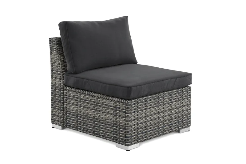 Wisconsin midtmodul utendørs - Grå - Hagemøbler & utemiljø - Øvrig hagemøbler - Moduler - Midtmodul hagesofa