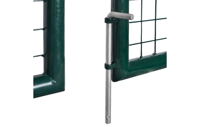 Hageport stål 306x175 cm grønn - Gjerder & Grinder