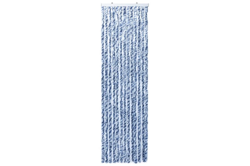 Insektgardin 56x185 cm blå, hvit og sølv - Flerfarget - Myggnett